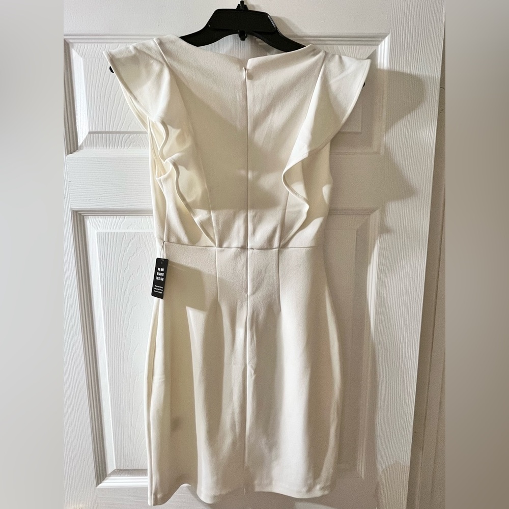 Express Ruffle Sheath Dress - Picture 2 of 5